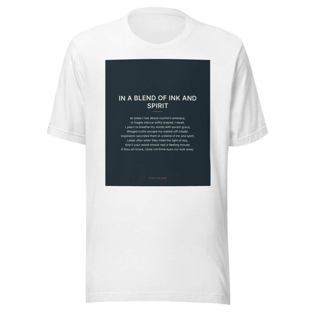 In a Blend of Ink and Spirit — Unisex Staple T-Shirt | Bella + Canvas 3001