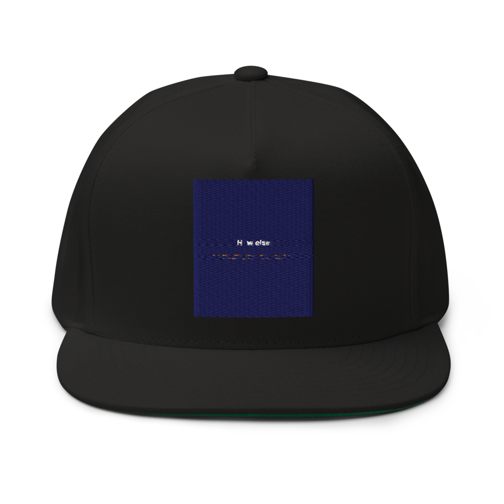 How else — Flat Bill Cap | Yupoong 6007 · Black