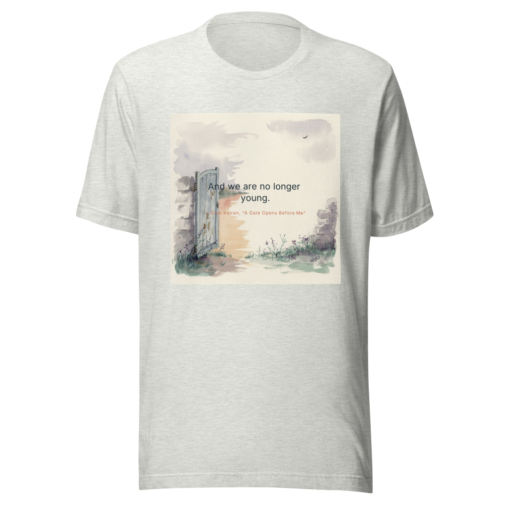 A Gate Opens Before Me — Unisex Staple T-Shirt | Bella + Canvas 3001 · Ash