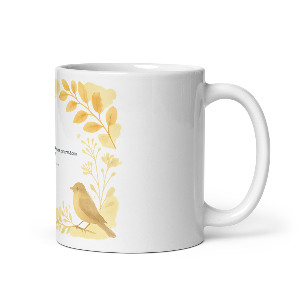 White Glossy Mug