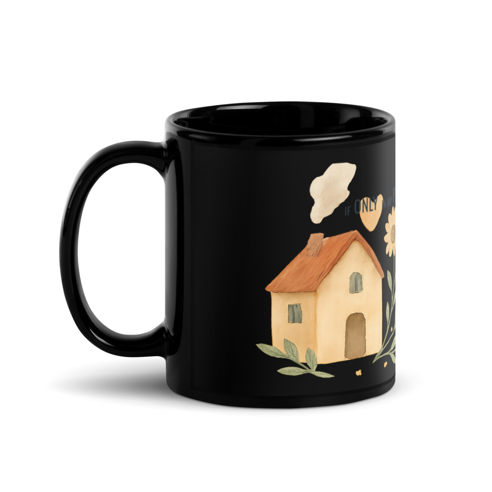 Black Glossy Mug
